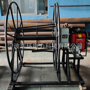 Machine à enrouler et à dérouler les câbles électriques haute puissance 20KN, équipement de bobinage de conducteurs électriques, machine à dérouler les fils lâches - Product Image 4