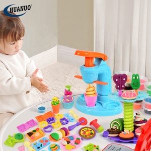 Nouveaux jouets en pâte à <span class=keywords><strong>modeler</strong></span> pour enfants, ensemble de <span class=keywords><strong>cuisine</strong></span> de luxe 55 pièces, machine à nouilles, jouet pour faire des hamburgers, modèle d'outil, ensemble de pâte à <span class=keywords><strong>modeler</strong></span> DIY pour enfants - Product Image 5