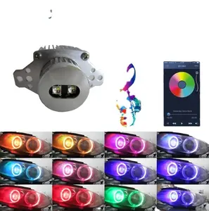 Hottest Angel Eyes ledライトH8 40W 8 LED C REEためB_M_W E92 E93 E90 M6 X5 X6 328i 335i 320i卸売と小売