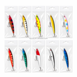 DUHNNUG Set di 10 Esche <span class=keywords><strong>Artificiali</strong></span> Galleggianti Tipo Minnow, 10cm 9g, Esca Dura Artificiale Wobbler <span class=keywords><strong>per</strong></span> <span class=keywords><strong>Pesca</strong></span> <span class=keywords><strong>in</strong></span> <span class=keywords><strong>Mare</strong></span> e Acqua Dolce - Product Image 6