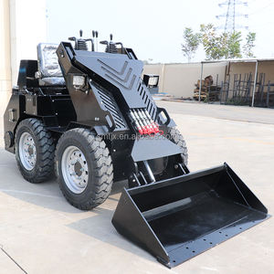CE EPA Diesel Mini Skid Steer Loader Ruedas de jardín para el hogar Envío gratis Cargador frontal Motor Bomba de cojinete de motor Cumple con el núcleo - Product Image 3