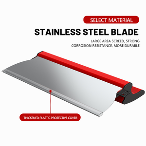 Tùy Chỉnh 15Cm 25Cm 40Cm 60Cm 80Cm Skimming Blade Kit Cộng Với Có Thể Thay Thế Lưỡi Thép Không Gỉ Thạch Cao Trowel Tường Tay Công Cụ - Product Image 4