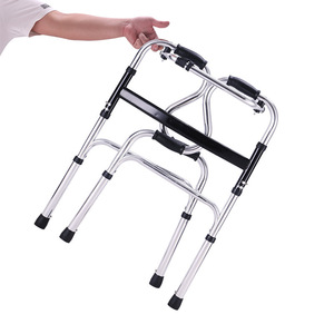 Ten Thousand People Health And Fitness <b>Walker</b> Aluminum Alloy Four Legs With Wheels For Seniors Walking Aid - Product Image 2