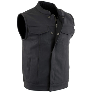 Diseña Tu Propio Logotipo, Chaleco de Cuero Casual para Hombre, Totalmente Personalizado, Transpirable, Impermeable, para Uso en Exteriores, Ajuste Cómodo - Product Image 3