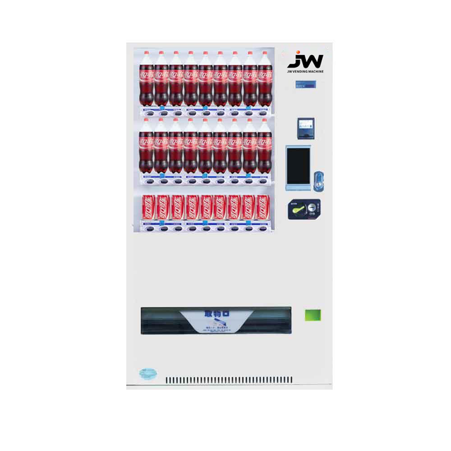 JW Outdoor Beverage Vending Machine Bottle Can Drink Vending Machine With Big Capacity