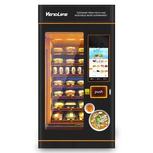 Réfrigérateur combiné intelligent avec écran tactile, distributeur automatique de café, distributeur automatique de salades, kiosque de vente automatique, plateforme de gestion à distance et de publicité - Product Image 4