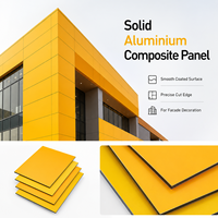 Panneaux ACP modernes pour usage intérieur et extérieur, tôles composites en aluminium pour la toiture et la décoration murale des maisons