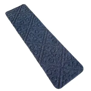 Многоцветный современный тканый нескользящий коврик для ступени для домашнего использования, лидер продаж, самоклеящийся ковер для ступней