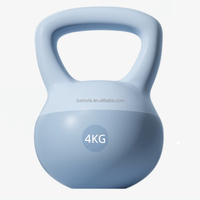 Kettlebell de PVC Suave para Mujeres - Ejercicio en Casa y Adelgazamiento, Equipo de Ejercicio Ligero y Duradero para Tonificar y Cardio