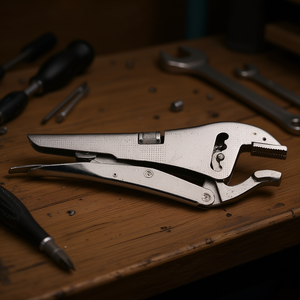 Alicates de rodilla ajustables Fervi de 4 posiciones para un agarre y sujeción precisos - Product Image 3