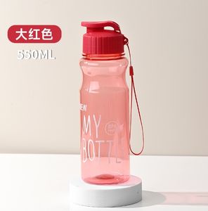 Portable <span class=keywords><strong>presse</strong></span> Flip Top Sports de plein air tasse d'eau tasse en plastique étudiant quotidien tasse d'eau de poche - Product Image 5