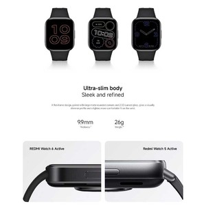 Reloj Inteligente Redmi Watch 6 Active de 41 mm con Pantalla AMOLED, Monitor de Ritmo Cardíaco, Monitor de Sueño, GPS, NFC, Correa de Silicona Unisex - Product Image 3