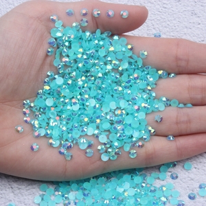 Strass en résine transparente AB 1000 pièces 4 mm 3D pour sacs et chaussures, décorations de vêtements DIY - Product Image 4