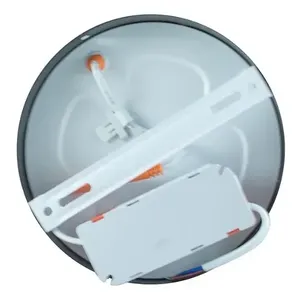 12W LED pannello Surface Mount lampada SMD2835 fredda/calda luce corpo in alluminio IP44 per la casa Office-5Pcs 6000K 3000K 4000K 6500K 9W - Product Image 2