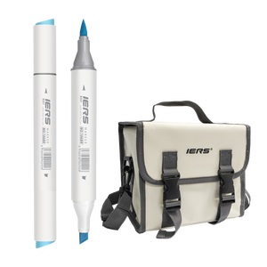 Ensemble de stylos <span class=keywords><strong>à</strong></span> double brosse professionnels de marque personnalisée, marqueurs de couleur de 300 couleurs avec sac de transport, <span class=keywords><strong>feutre</strong></span> <span class=keywords><strong>à</strong></span> <span class=keywords><strong>alcool</strong></span>, emballage en vrac - Product Image 5