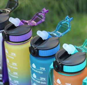 Botella Motivacional Tritan de 32 Oz (1000 ml) Libre de BPA con Marcador de Tiempo para Camping y Hervir Agua - Product Image 2