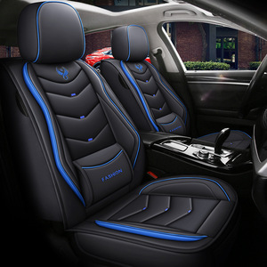 Fundas de Asiento de <span class=keywords><strong>Coche</strong></span> DUORUO al por Mayor, Estilo Ejecutivo, Juego Completo de 5 Piezas, de Cuero, para Todas las Estaciones - Product Image 3