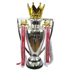 <span class=keywords><strong>Trofeo</strong></span> de Fútbol Personalizado de Fábrica, Plateado con Corona Dorada, OEM/ODM para Premios de Clubes y Torneos - Product Image 3
