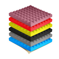 Panneaux acoustiques en mousse de polyuréthane 50 mm, ondulés, ignifuges, insonorisants, sur mesure, OEM, vente en gros, fourniture directe usine