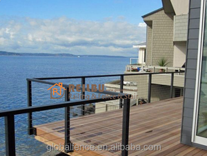 Reilbu Hot Sale House Railing Cable Railing <strong>Stainless</strong> <strong>Steel</strong> Post Aluminium Post Anti-rust Modern Look <strong>Handrail</strong> - Product Image 5