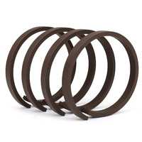 Joint hydraulique PTFE+Bronze KZT 125X117X6, roulement de guidage, joints d'huile KZT pour excavatrice