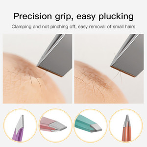 Wholesale 4PCS Stainless Steel Tweezers <strong>Eyebrow</strong> Professional <strong>Eyebrow</strong> Clip Multifunction Tweezers Set <strong>Eyebrow</strong> <strong>Threading</strong> Tools - Product Image 5