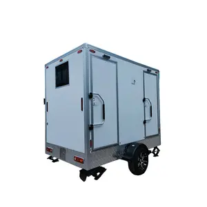 Trailer Toilet Kamar Ganda Mewah untuk Dijual