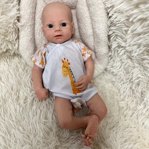 Poupée Reborn en Silicone Doux avec Poids Réaliste, Peau Détailnée, Accepte la Sucette, Corps Lavable, Yeux Ouverts, Jouets - Product Image 6