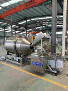 Paslanmaz çelik otomatik büyük gıda sınıfı gıda döner davul mikser makine et Blender - Product Image 5