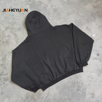 Pull baggy uni en éponge française personnalisé Sweatshirt à capuche pour hommes Impression bouffante Fabricants de sweats à capuche surdimensionnés de haute qualité