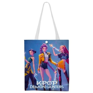 Tas Kanvas Meme Anime & Film Kartun & Acara TV Demon Hunter K-Pop Paling Populer, Tas Belanja, Tas Selempang - Product Image 3