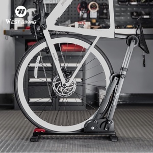 WEST BIKING OEM ajustable resistente 3 en 1 soporte de <span class=keywords><strong>suelo</strong></span> de bicicleta plegable soporte de estacionamiento de bicicleta para 20-29 pulgadas MTB bicicleta de carretera - Product Image 1