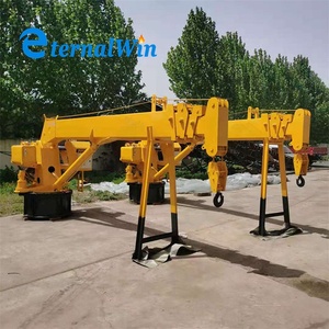 הידראולי 2 טון 30 טון ספינה טלסקופית מהחוף ימית מנוף עמודת סיפון ימית מנוף ספינה קבוע - Product Image 3