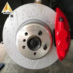 Kit Freni Maggiorati Anteriori 340Mm 370Mm Disco <span class=keywords><strong>Freno</strong></span> Modificato Pinza <span class=keywords><strong>Freno</strong></span> da Corsa a 4 Pistoni M4 per <span class=keywords><strong>F20</strong></span> F35 F32 F22 F30 - Product Image 4