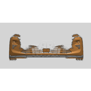 Pièces automobiles Haosheng, becquet de pare-chocs avant, plastique, aspect fibre de carbone, 3 sections, becquet avant pour <span class=keywords><strong>Peugeot</strong></span> <span class=keywords><strong>Partner</strong></span>, portes latérales, <span class=keywords><strong>2023</strong></span>+ - Product Image 1