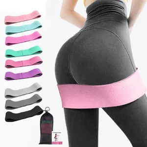 Non Slip Elastic Booty Exercise Belt Workout Bands Women Sports Fitness Resistance Bands For Legs And Butt Exercise Bands