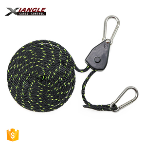 <span class=keywords><strong>Sangle</strong></span> à <span class=keywords><strong>cliquet</strong></span> réglable 1/8'' avec mousqueton <span class=keywords><strong>2m</strong></span> pour fixation de cargaison - Product Image 3