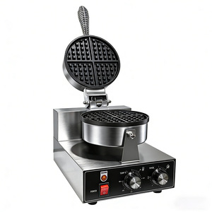 Four à gaufres commercial personnalisé à tête unique et équipement de cuisson électrique pour crêpes/muffins, garantie 6 mois - Product Image 5