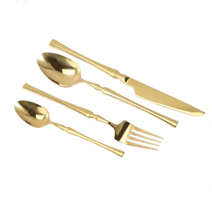4 Pcs/Set 304 # <span class=keywords><strong>Couverts</strong></span> en acier inoxydable Couteau Fourchette et Cuillère Set de haute qualité Noir Or Rose Or Ergonomique Western Dîner <span class=keywords><strong>Couverts</strong></span> - Product Image 1