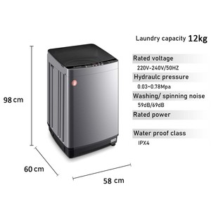 Secadora Todo en Uno de 12 kg con Alta Rotación, Ahorro de Energía, Tambor Resistente al Desgaste, Uso Doméstico, Alta Eficiencia, Grado 3 de Eficiencia Energética - Product Image 6
