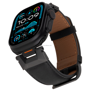 Cinturino in Pelle Premium per <span class=keywords><strong>Apple</strong></span> <span class=keywords><strong>Watch</strong></span> Serie 11 10 9 8 7 <span class=keywords><strong>6</strong></span> 5 4 3 2 1, SE 3 2 1, Ultra 3 2 1 - Product Image 6