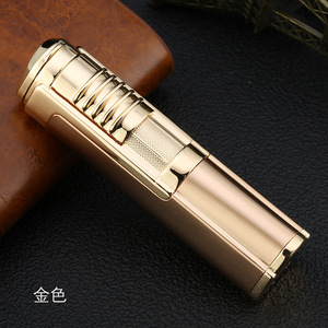 Honnête Bojue Moderne Électronique Gonflable Briquets En Métal Jet Flammes Coupe-Vent <span class=keywords><strong>Butane</strong></span> Carburant Cadeaux D'affaires En Gros - Product Image 1