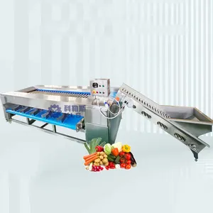 Round fruit and vegetable sorting machine potatoes onions tomatoes orange size sorting Roller grading machine