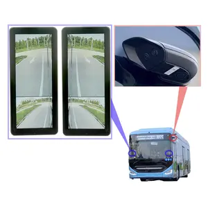 رونج شينغ 12.3 بوصة شاشة اتش دي الكترونية مراقبة مرآة الرؤية الخلفية كاميرا مراقبة نظام CMS للحافلة الشاحنة المنزل المتنقل