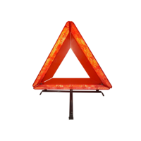 Triangle de signalisation routière pliable réfléchissant, en plastique rouge, pour avertissement de danger et signalisation de circulation, dispositif d'avertissement précoce pour voiture