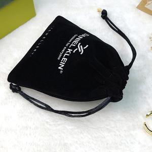 Túi đựng giày có dây rút, in logo tùy chỉnh, chất liệu cotton mềm mại, tái chế, có dây ruy băng satin - Product Image 1