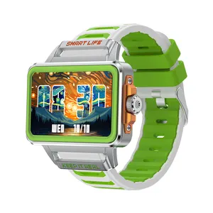 2024 Oem Hd Wmart Watch gioco 240MAH batteria LC09A sensore di frequenza cardiaca senza fili ricarica donne a buon mercato uomini Sport quadrato Smart Watch