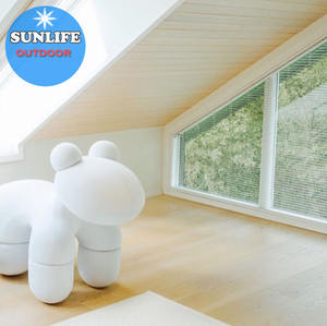 Kursi Anjing SUNLIFE dari Bahan Fiberglass dan Kain, Model Pony, Kursi Anjing Magis dengan Berbagai Warna - Product Image 4