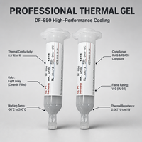 Gel thermique en silicone monocomposant 8,5 W/mK, pâte conductrice de chaleur haute performance, mastic de calfeutrage pour le refroidissement des CPU, GPU et LED