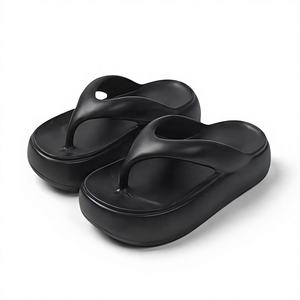 Sandalias de Tacón Alto para Mujer, Elegantes y Modernas, Antideslizantes, Ecológicas, para Playa, Todas las Temporadas, Impermeables - Product Image 1